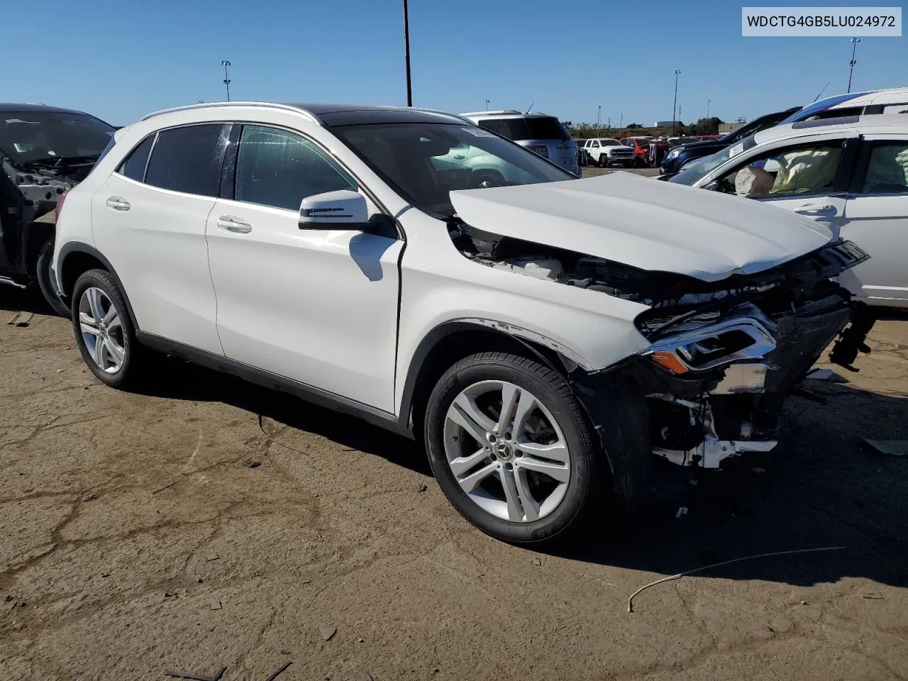 2020 Mercedes-Benz Gla 250 4Matic VIN: WDCTG4GB5LU024972 Lot: 75266514