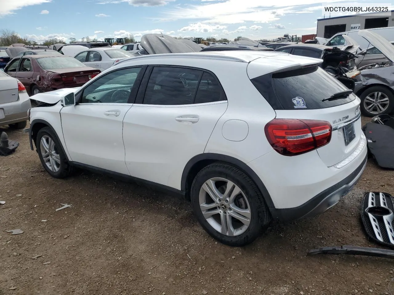 2020 Mercedes-Benz Gla 250 4Matic VIN: WDCTG4GB9LJ663325 Lot: 75749394