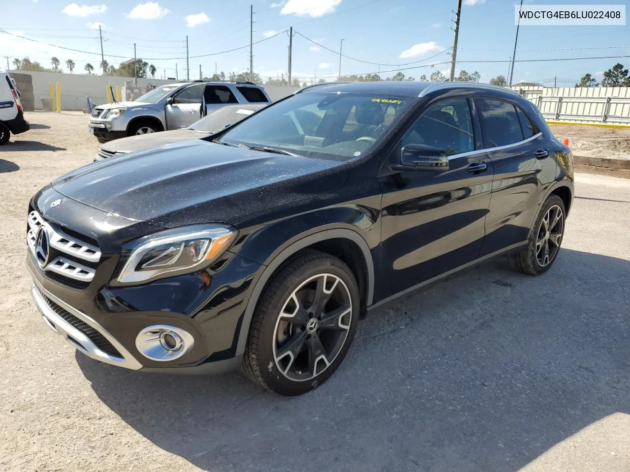 2020 Mercedes-Benz Gla 250 VIN: WDCTG4EB6LU022408 Lot: 79186384