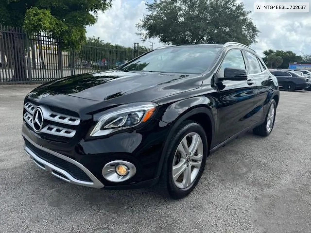 2020 Mercedes-Benz Gla 250 VIN: W1NTG4EB3LJ702637 Lot: 80801924