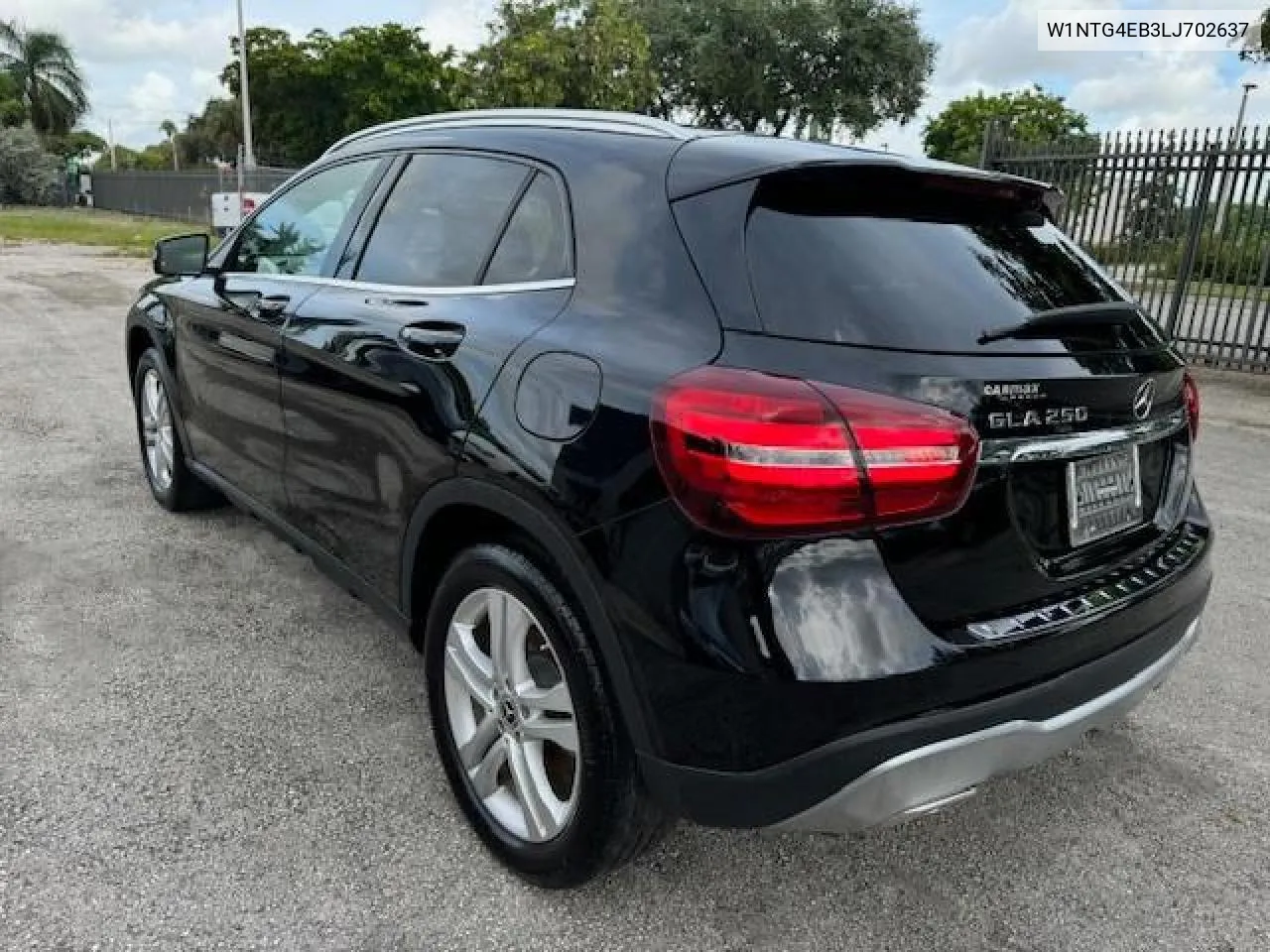 2020 Mercedes-Benz Gla 250 VIN: W1NTG4EB3LJ702637 Lot: 80801924