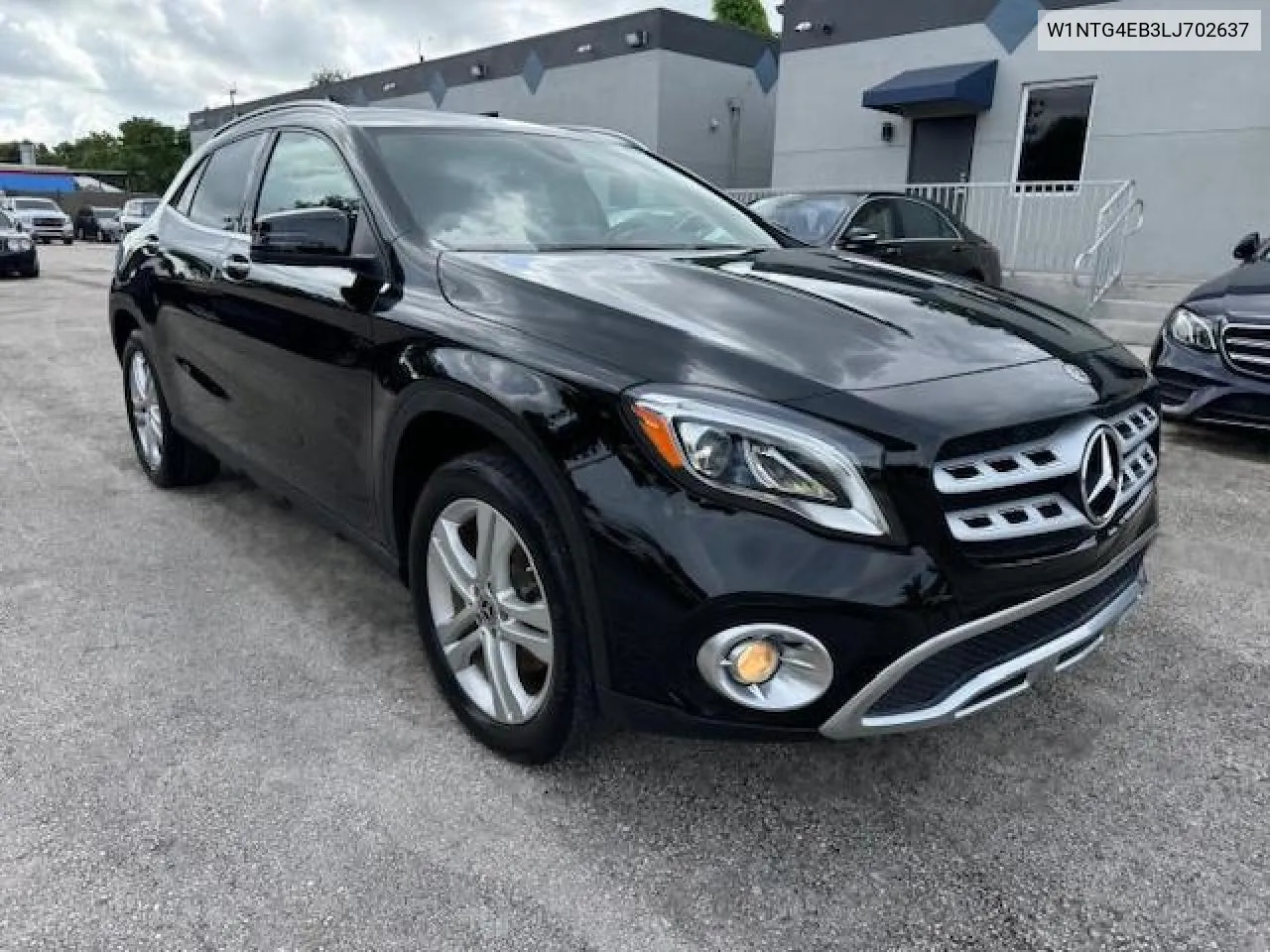 2020 Mercedes-Benz Gla 250 VIN: W1NTG4EB3LJ702637 Lot: 80801924