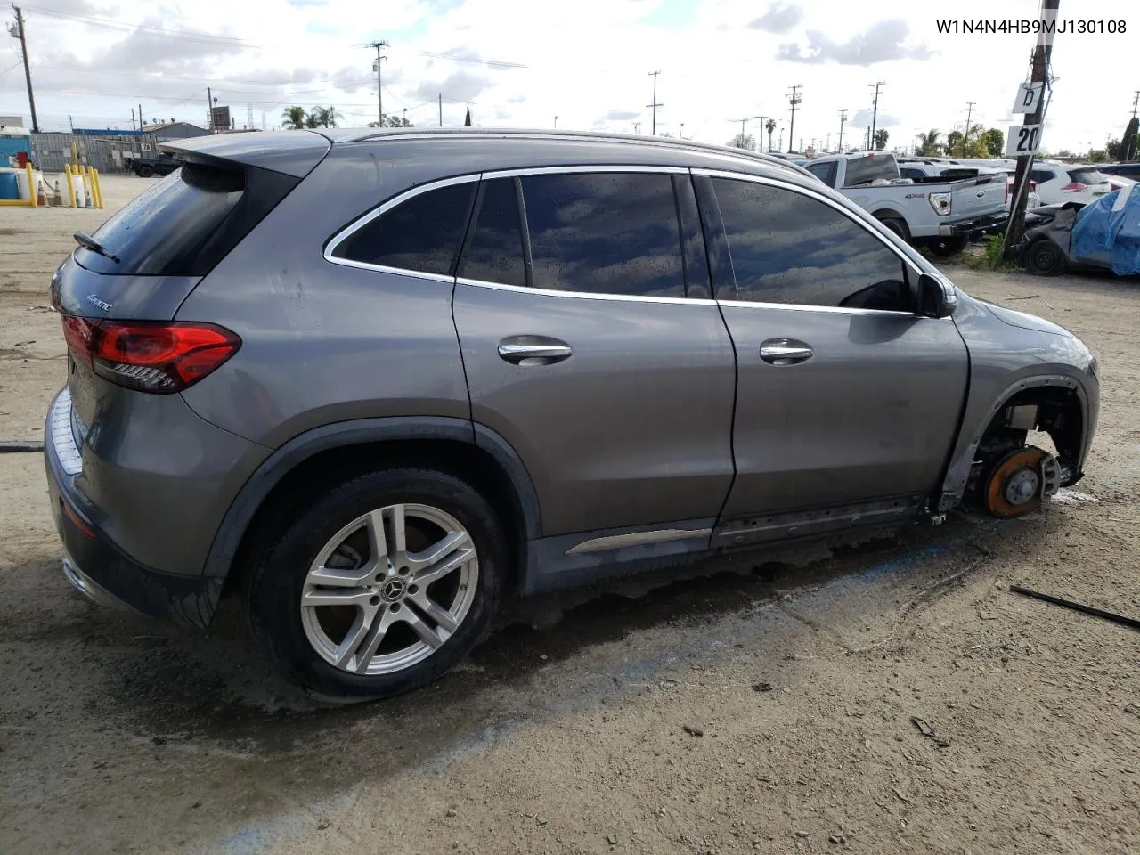 W1N4N4HB9MJ130108 2021 Mercedes-Benz Gla 250 4Matic