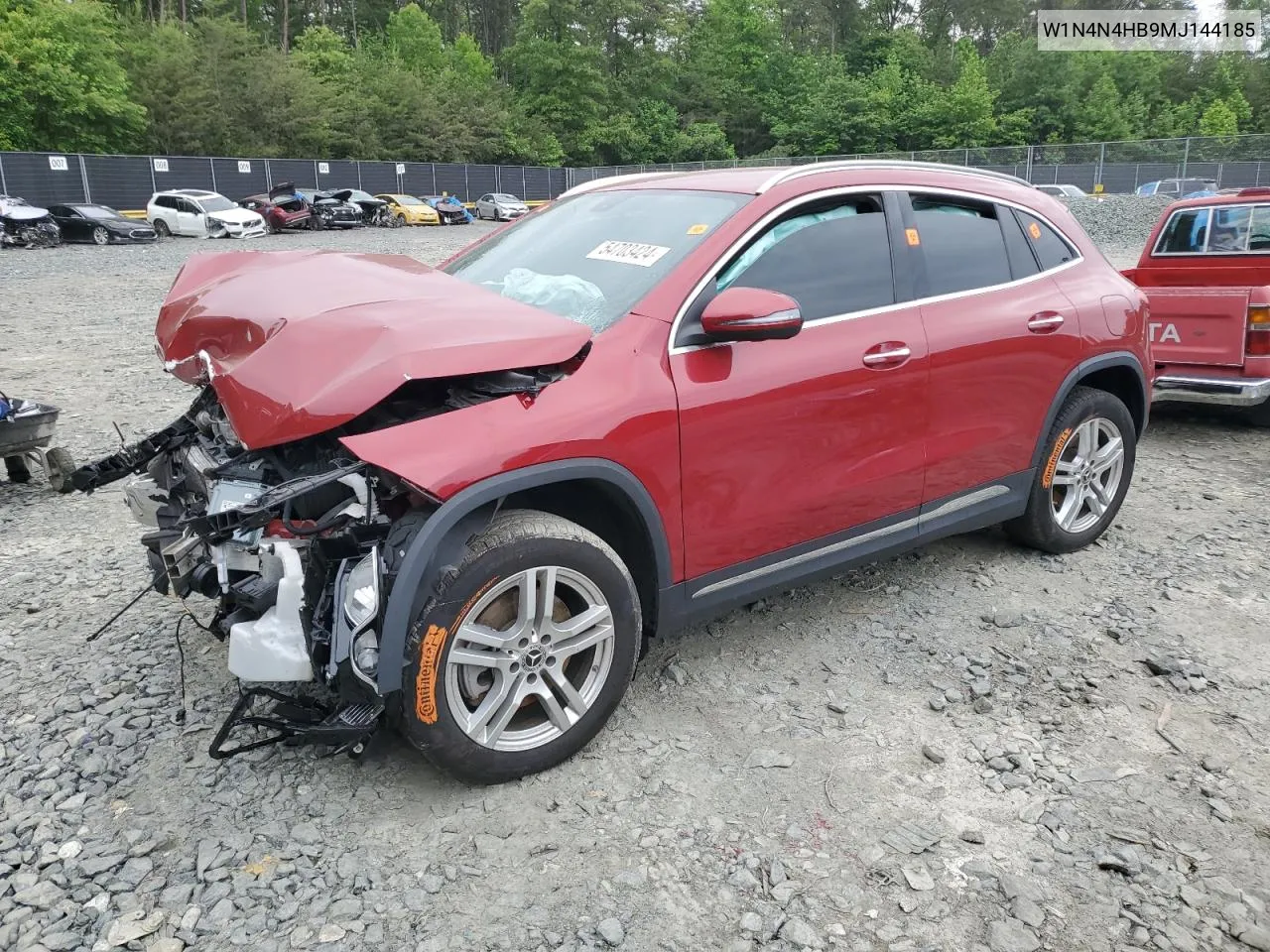 2021 Mercedes-Benz Gla 250 4Matic VIN: W1N4N4HB9MJ144185 Lot: 54703424