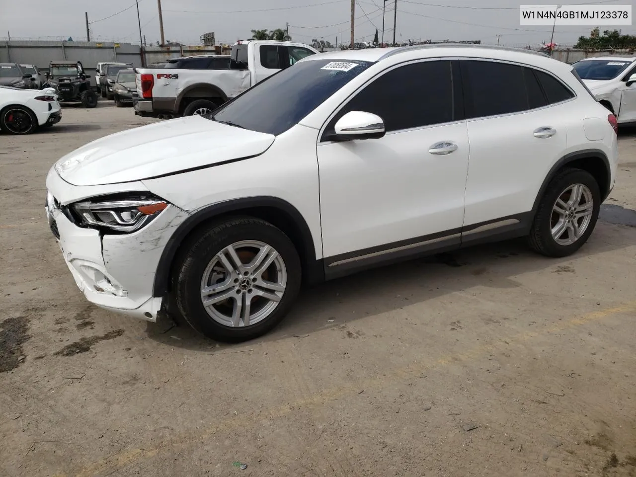 2021 Mercedes-Benz Gla 250 VIN: W1N4N4GB1MJ123378 Lot: 57059504