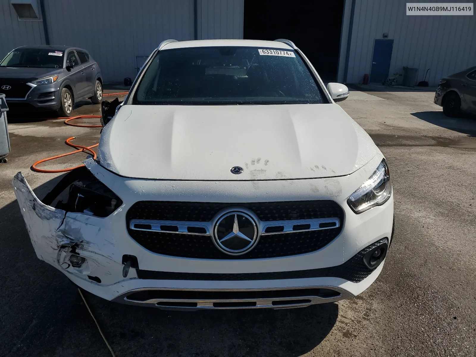 2021 Mercedes-Benz Gla 250 VIN: W1N4N4GB9MJ116419 Lot: 63310774