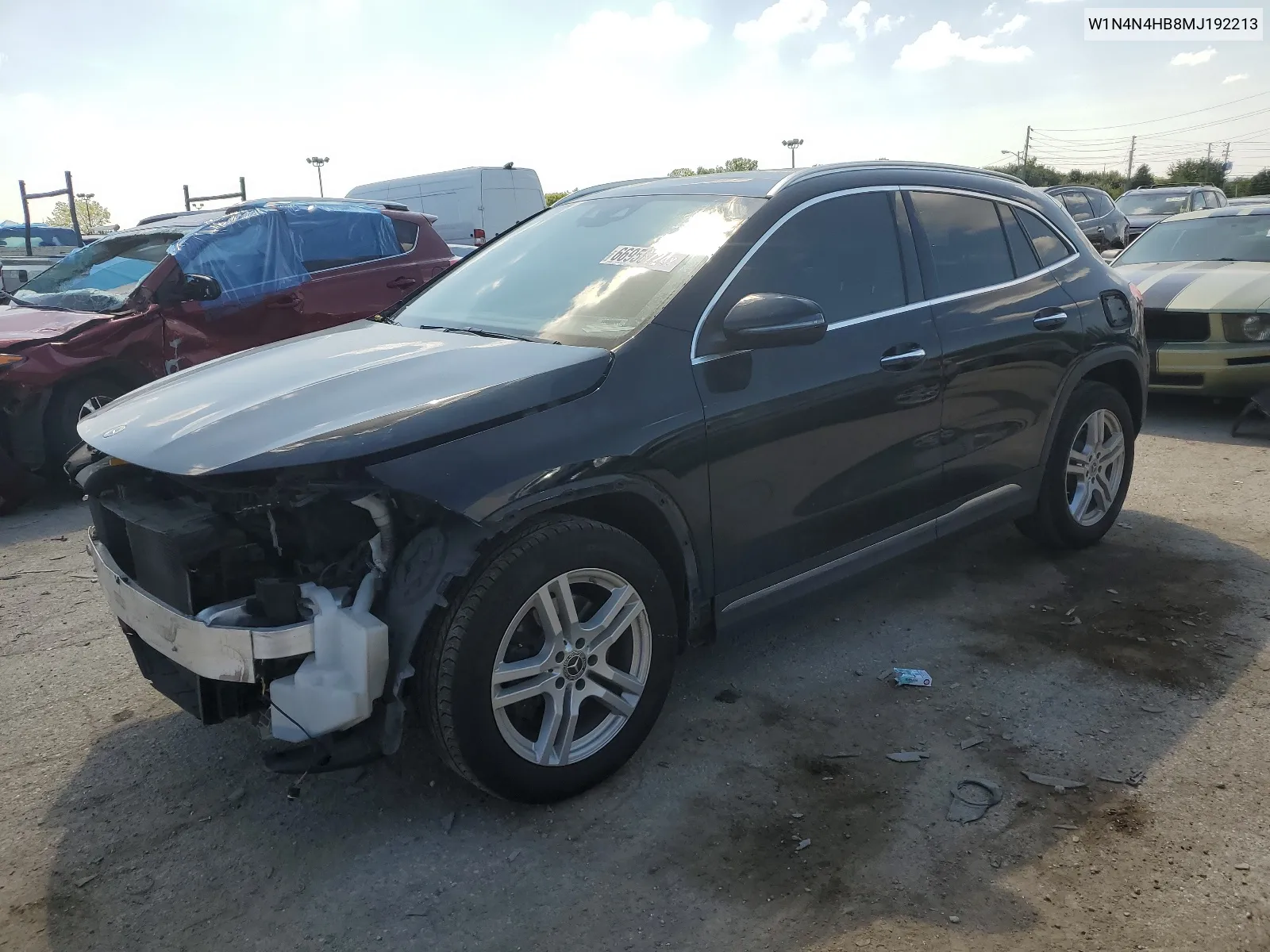 2021 Mercedes-Benz Gla 250 4Matic VIN: W1N4N4HB8MJ192213 Lot: 66956724