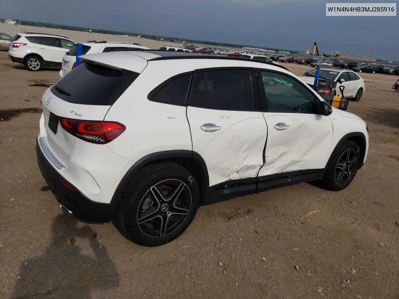 2021 Mercedes-Benz Gla 250 4Matic VIN: W1N4N4HB3MJ285916 Lot: 68514544