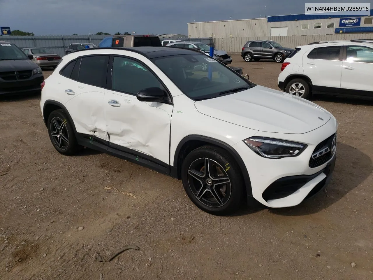 2021 Mercedes-Benz Gla 250 4Matic VIN: W1N4N4HB3MJ285916 Lot: 68514544