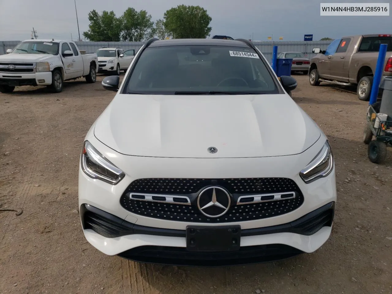 2021 Mercedes-Benz Gla 250 4Matic VIN: W1N4N4HB3MJ285916 Lot: 68514544