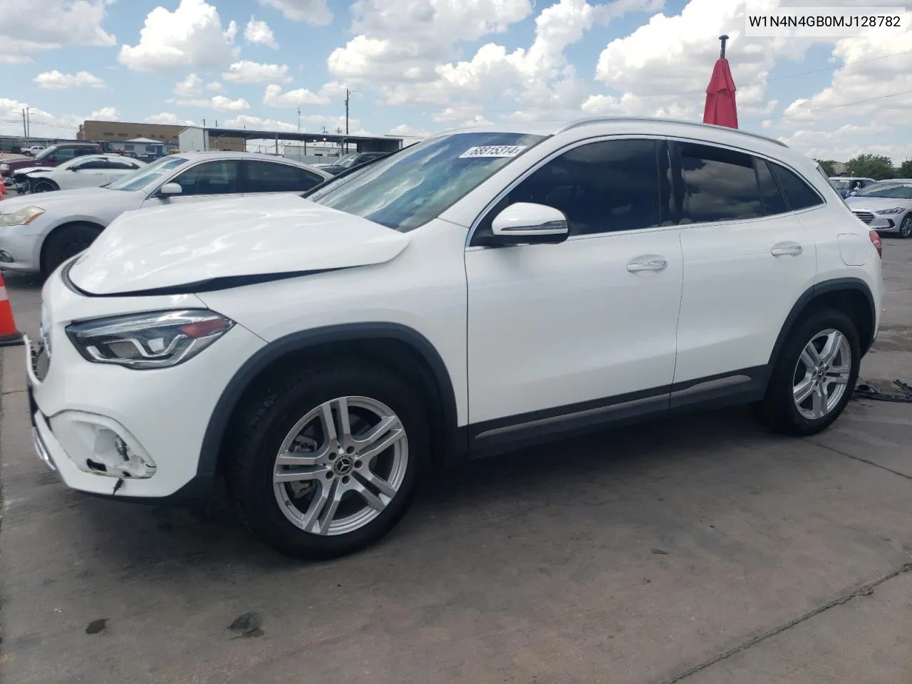 2021 Mercedes-Benz Gla 250 VIN: W1N4N4GB0MJ128782 Lot: 68815314