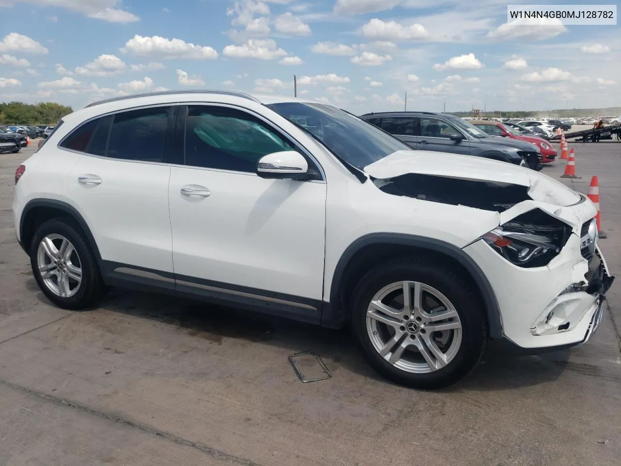 2021 Mercedes-Benz Gla 250 VIN: W1N4N4GB0MJ128782 Lot: 68815314