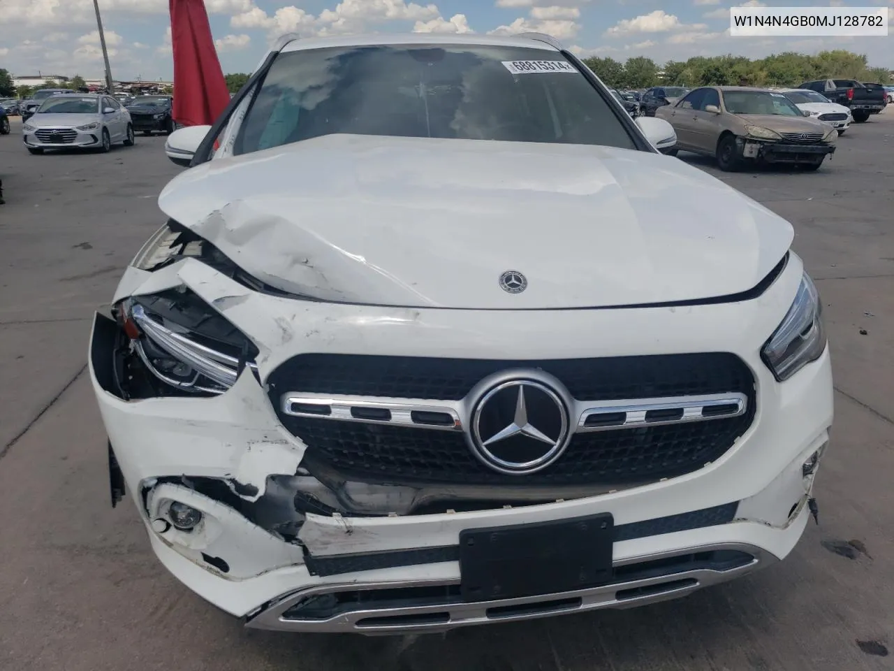 2021 Mercedes-Benz Gla 250 VIN: W1N4N4GB0MJ128782 Lot: 68815314