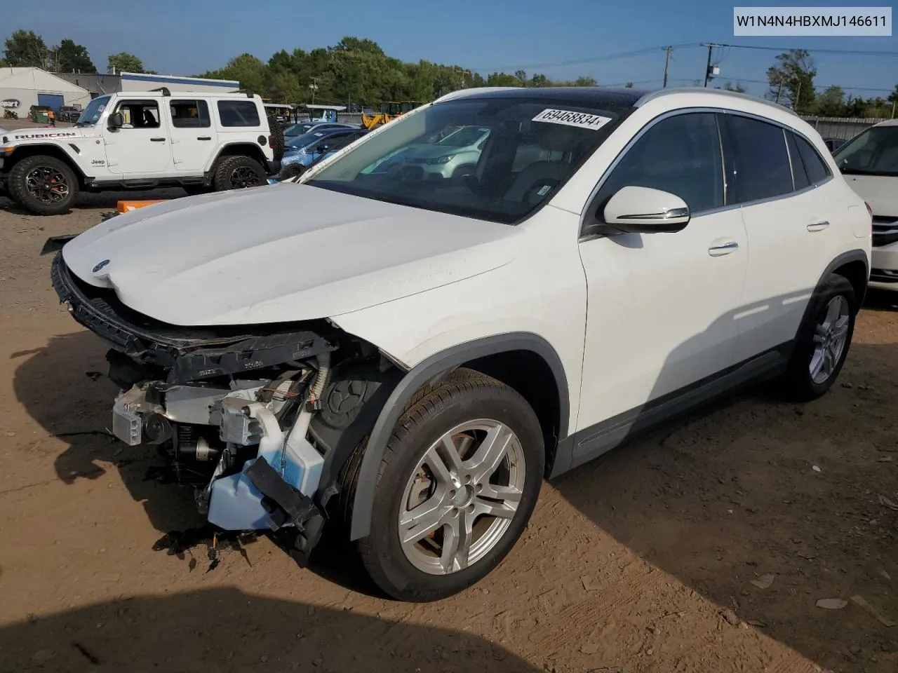 2021 Mercedes-Benz Gla 250 4Matic VIN: W1N4N4HBXMJ146611 Lot: 69468834