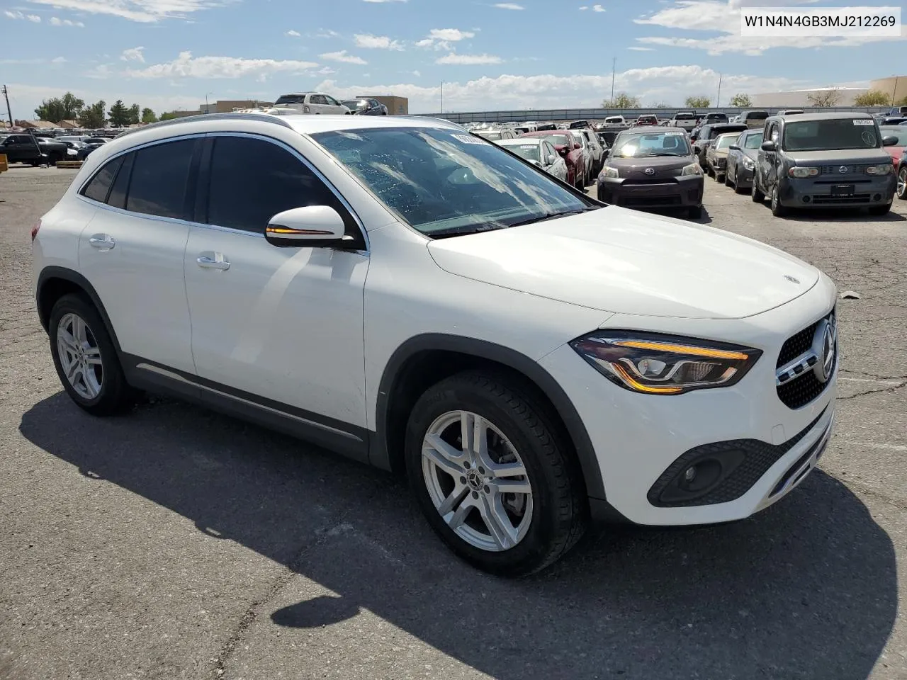 2021 Mercedes-Benz Gla 250 VIN: W1N4N4GB3MJ212269 Lot: 69830874