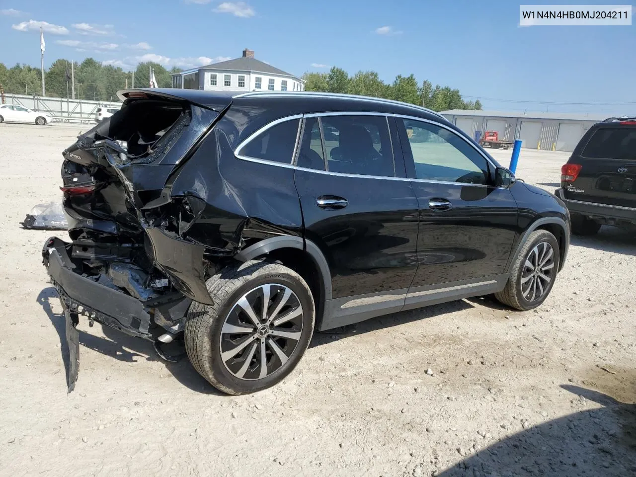 W1N4N4HB0MJ204211 2021 Mercedes-Benz Gla 250 4Matic