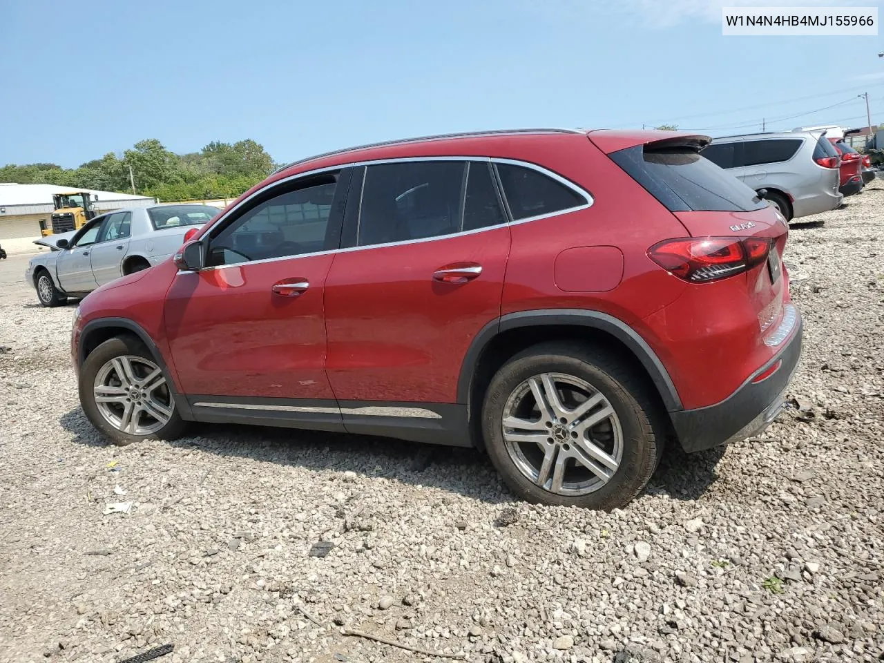 W1N4N4HB4MJ155966 2021 Mercedes-Benz Gla 250 4Matic