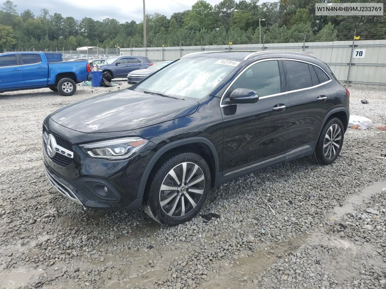 W1N4N4HB9MJ233769 2021 Mercedes-Benz Gla 250 4Matic