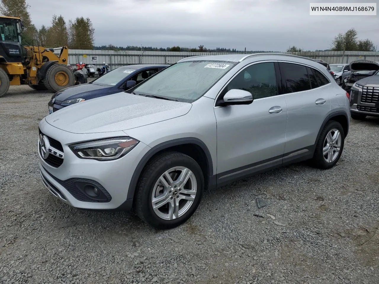 2021 Mercedes-Benz Gla 250 VIN: W1N4N4GB9MJ168679 Lot: 72772504