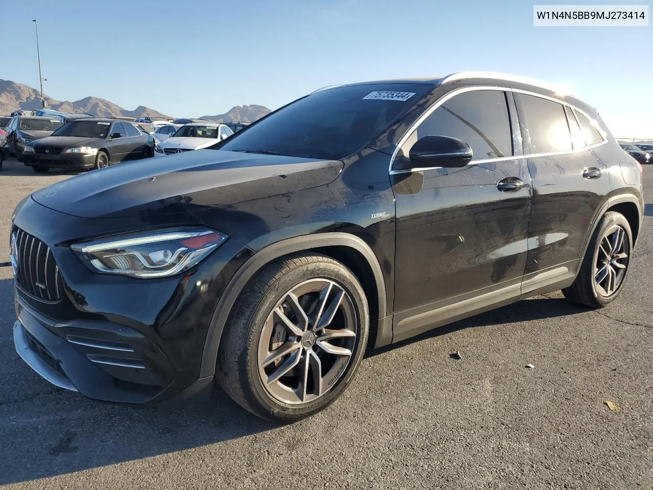 2021 Mercedes-Benz Gla 35 Amg VIN: W1N4N5BB9MJ273414 Lot: 75735344