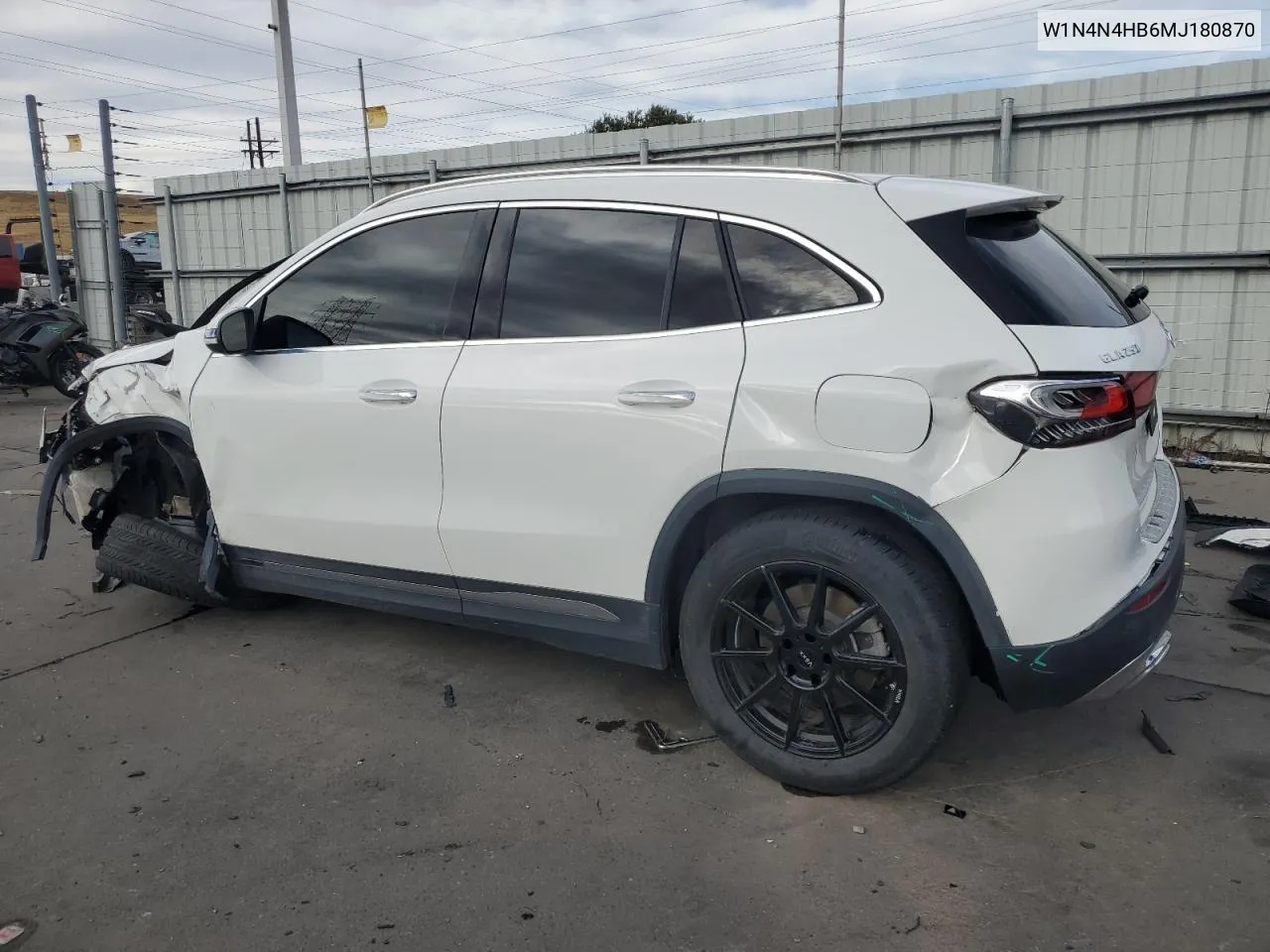 2021 Mercedes-Benz Gla 250 4Matic VIN: W1N4N4HB6MJ180870 Lot: 76784304