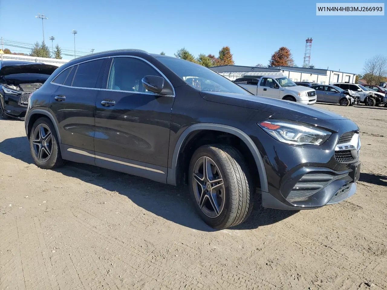 2021 Mercedes-Benz Gla 250 4Matic VIN: W1N4N4HB3MJ266993 Lot: 77637214