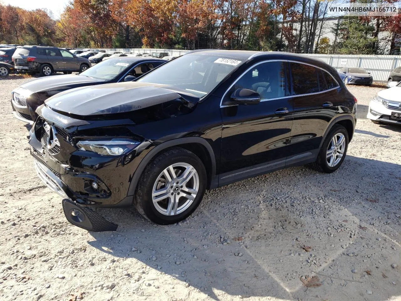 2021 Mercedes-Benz Gla 250 4Matic VIN: W1N4N4HB6MJ166712 Lot: 78152164