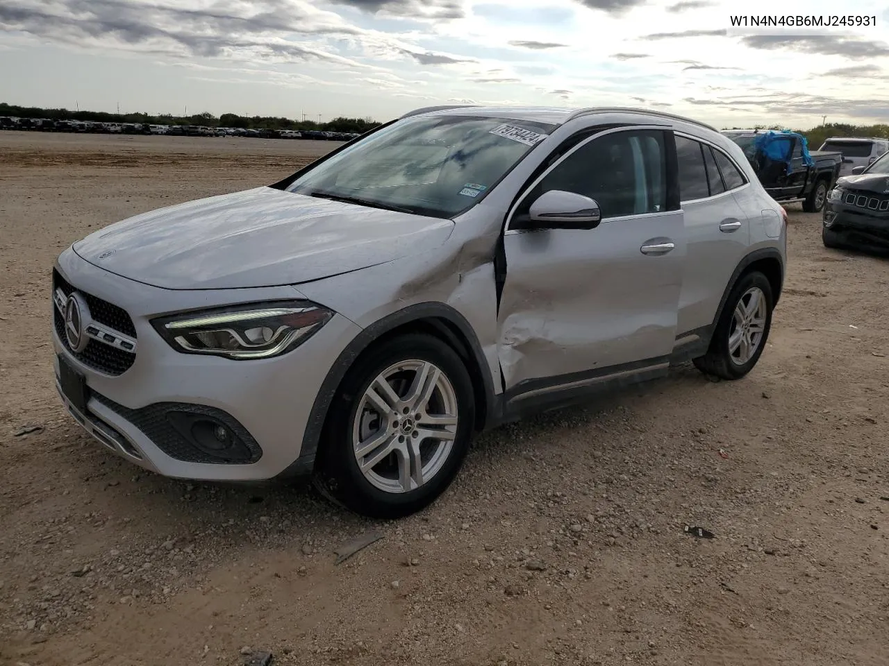 2021 Mercedes-Benz Gla 250 VIN: W1N4N4GB6MJ245931 Lot: 79734424