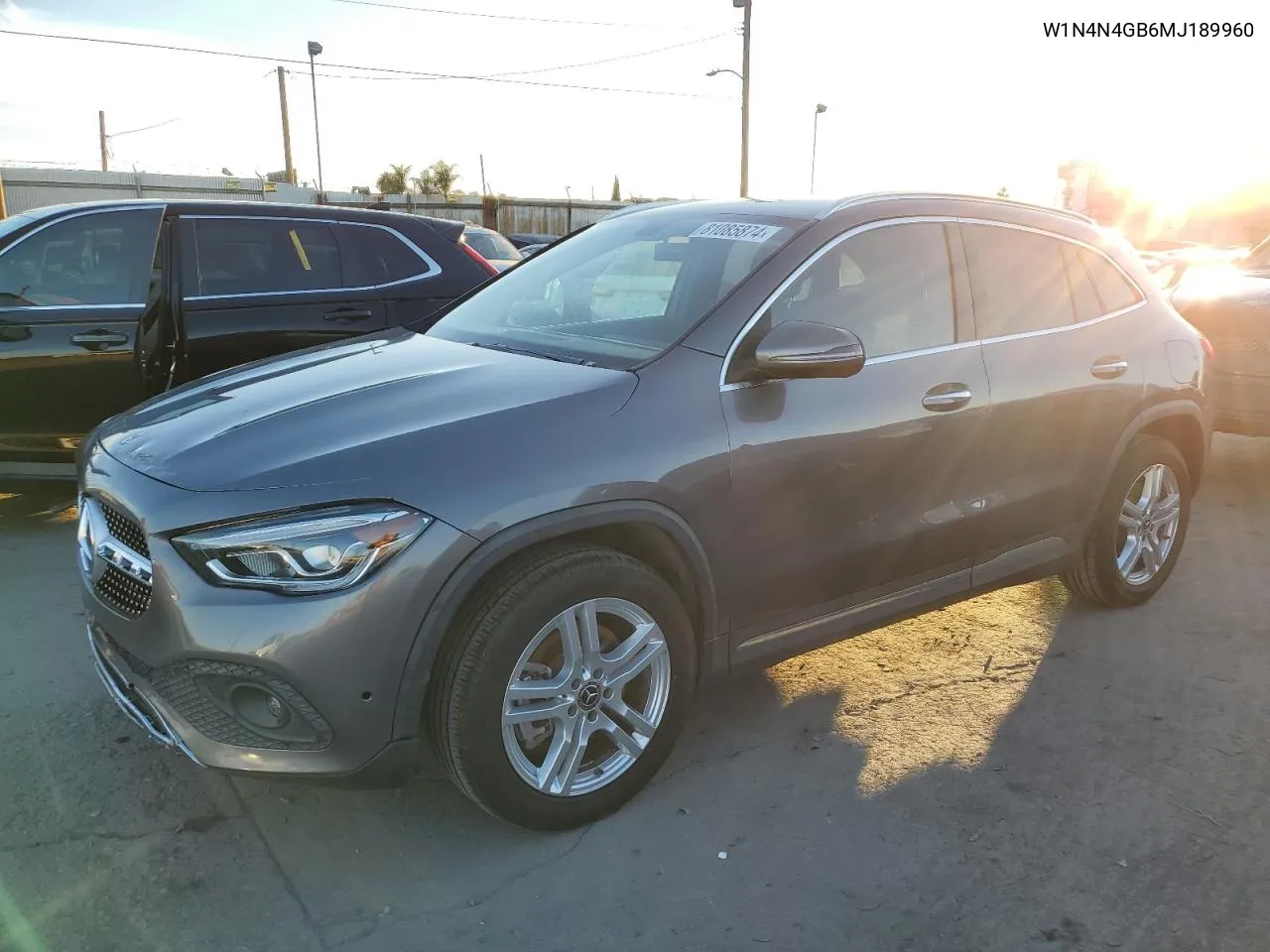 2021 Mercedes-Benz Gla 250 VIN: W1N4N4GB6MJ189960 Lot: 81085874