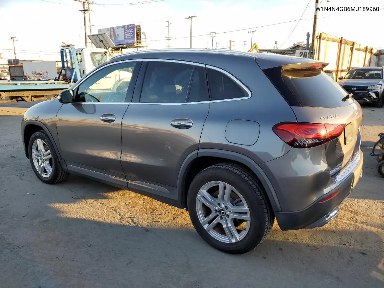 2021 Mercedes-Benz Gla 250 VIN: W1N4N4GB6MJ189960 Lot: 81085874