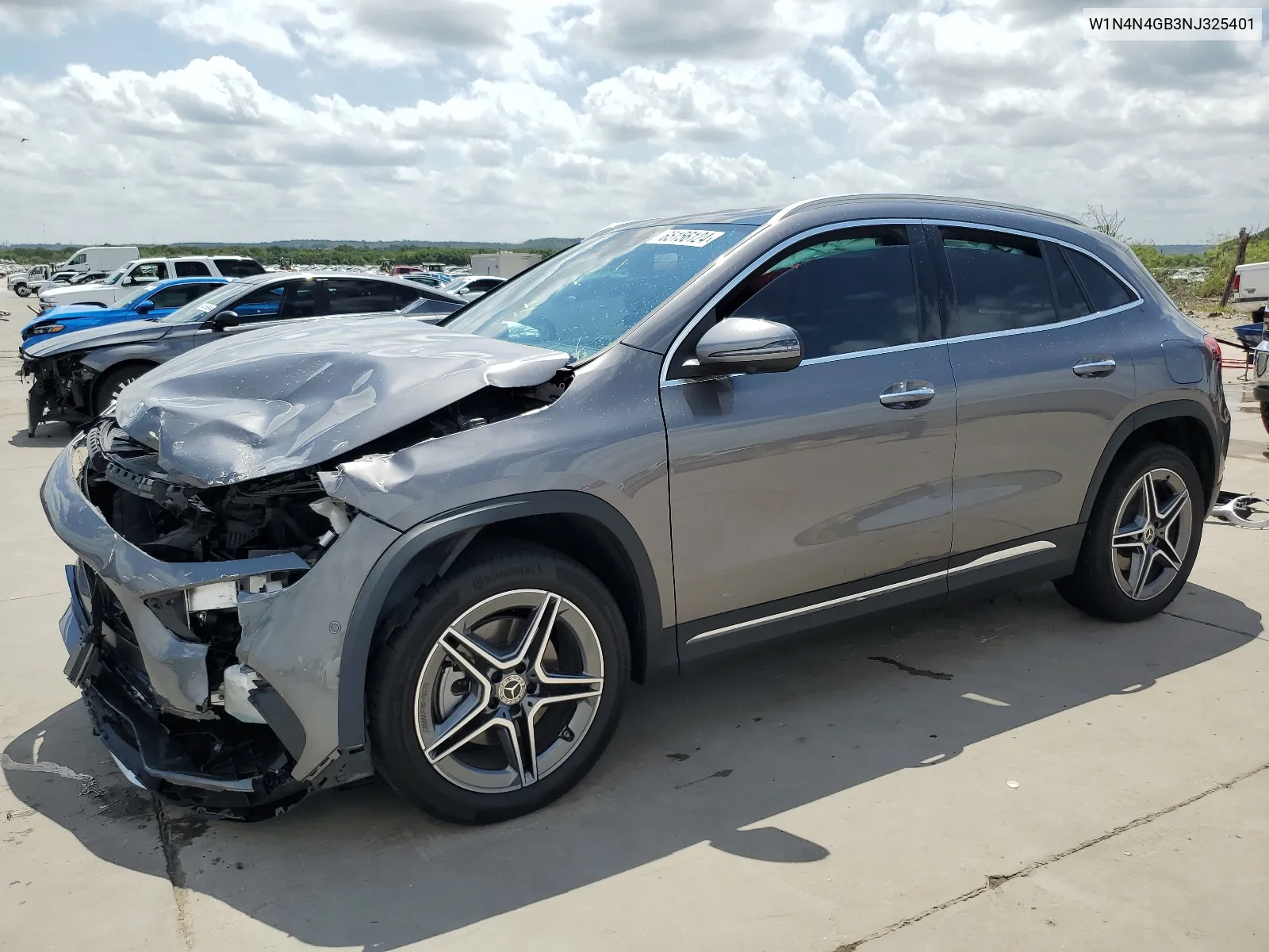 2022 Mercedes-Benz Gla 250 VIN: W1N4N4GB3NJ325401 Lot: 65156124