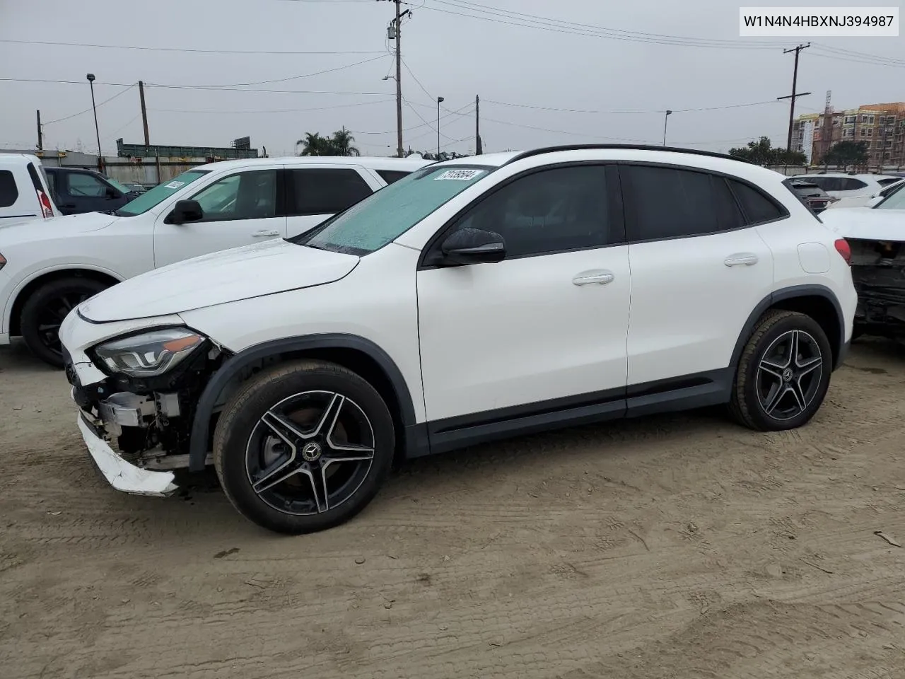 2022 Mercedes-Benz Gla 250 4Matic VIN: W1N4N4HBXNJ394987 Lot: 73139504