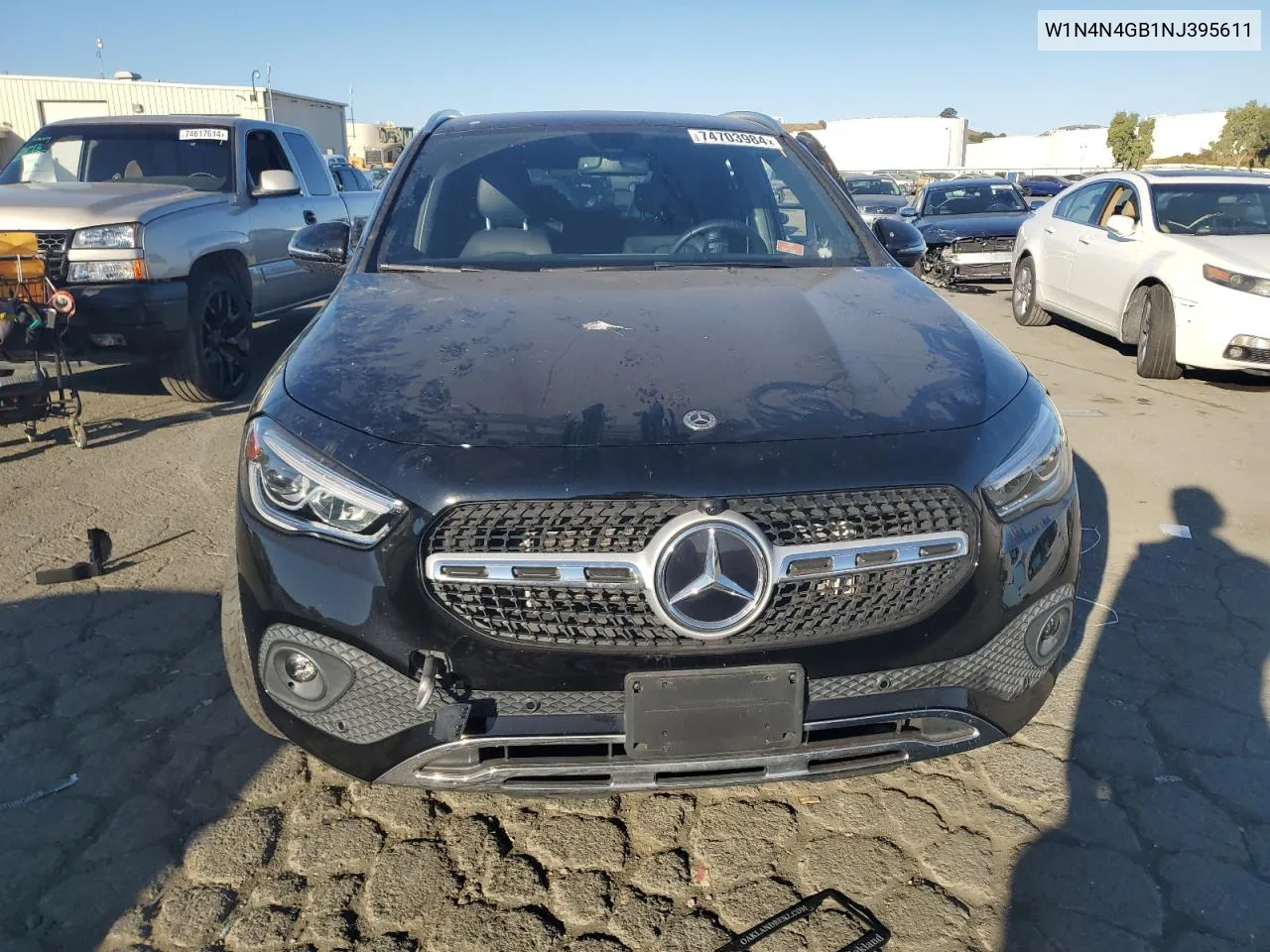 2022 Mercedes-Benz Gla 250 VIN: W1N4N4GB1NJ395611 Lot: 74703984