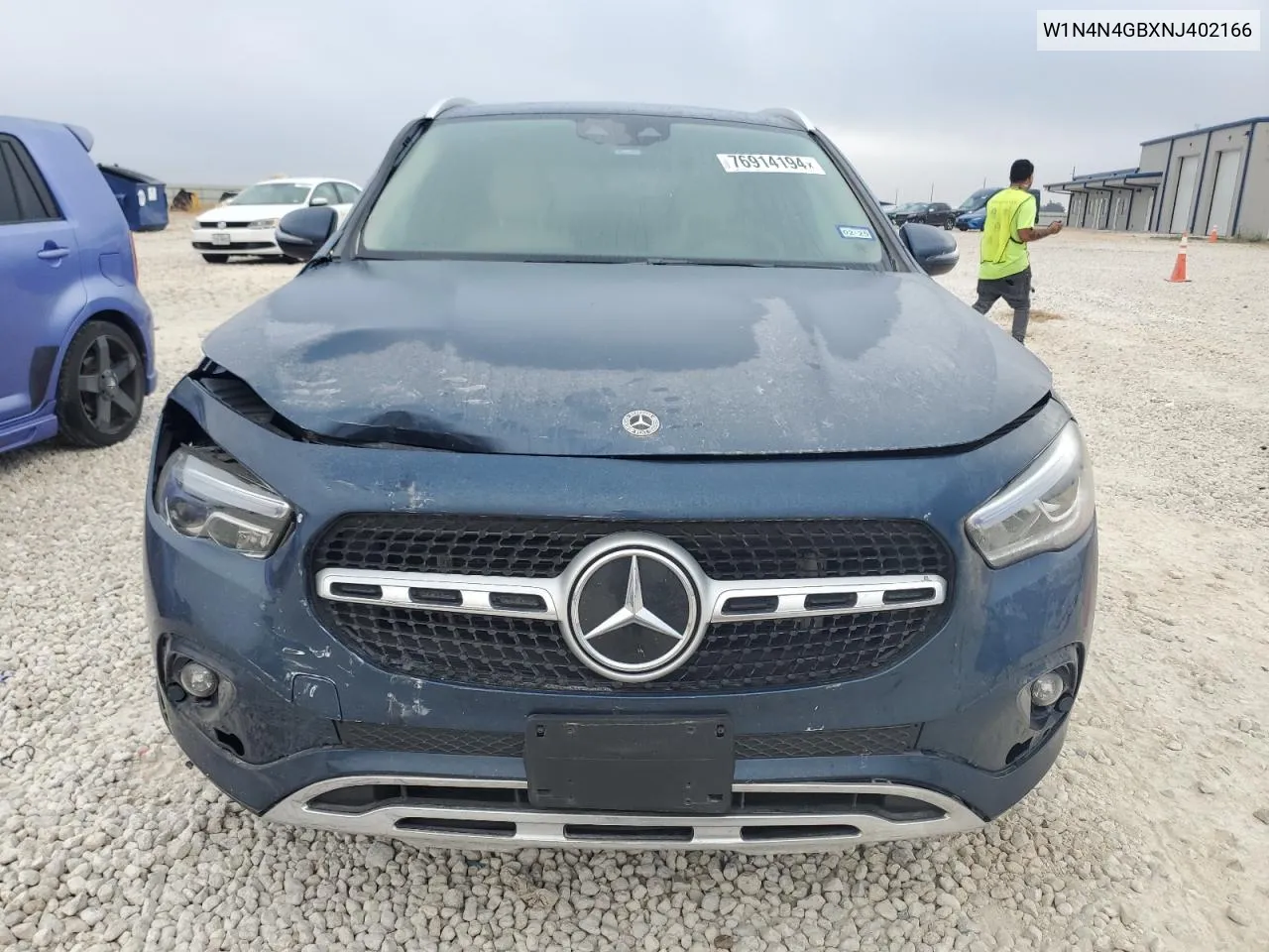 2022 Mercedes-Benz Gla 250 VIN: W1N4N4GBXNJ402166 Lot: 76914194