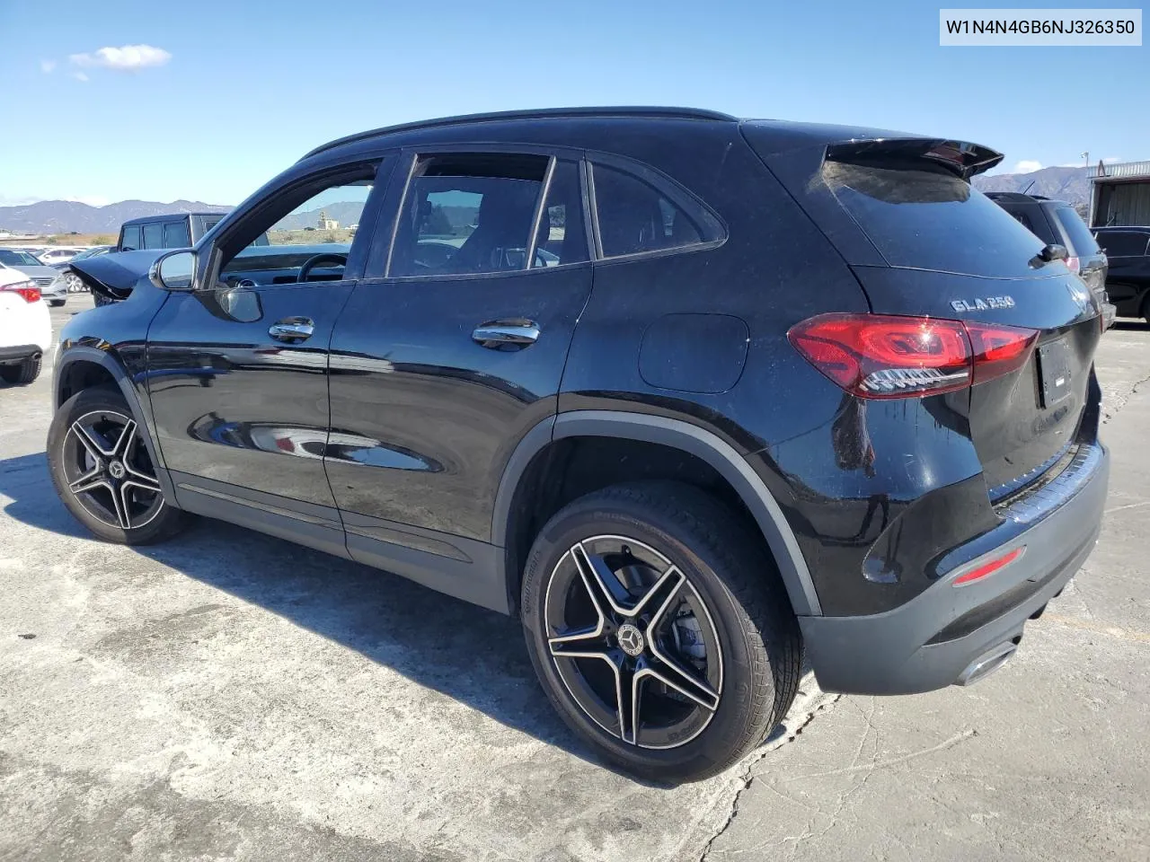 2022 Mercedes-Benz Gla 250 VIN: W1N4N4GB6NJ326350 Lot: 78421444