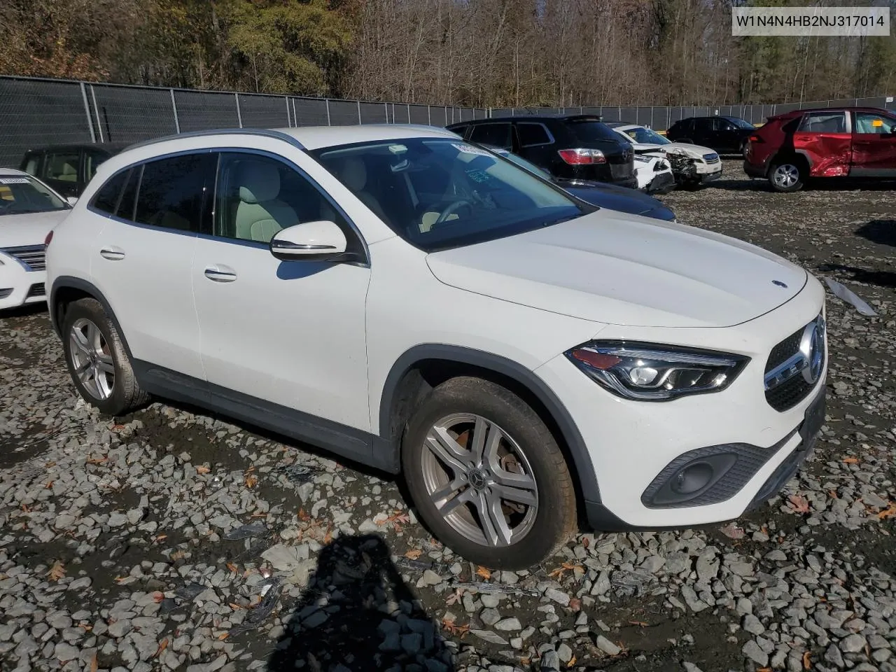 2022 Mercedes-Benz Gla 250 4Matic VIN: W1N4N4HB2NJ317014 Lot: 80131444