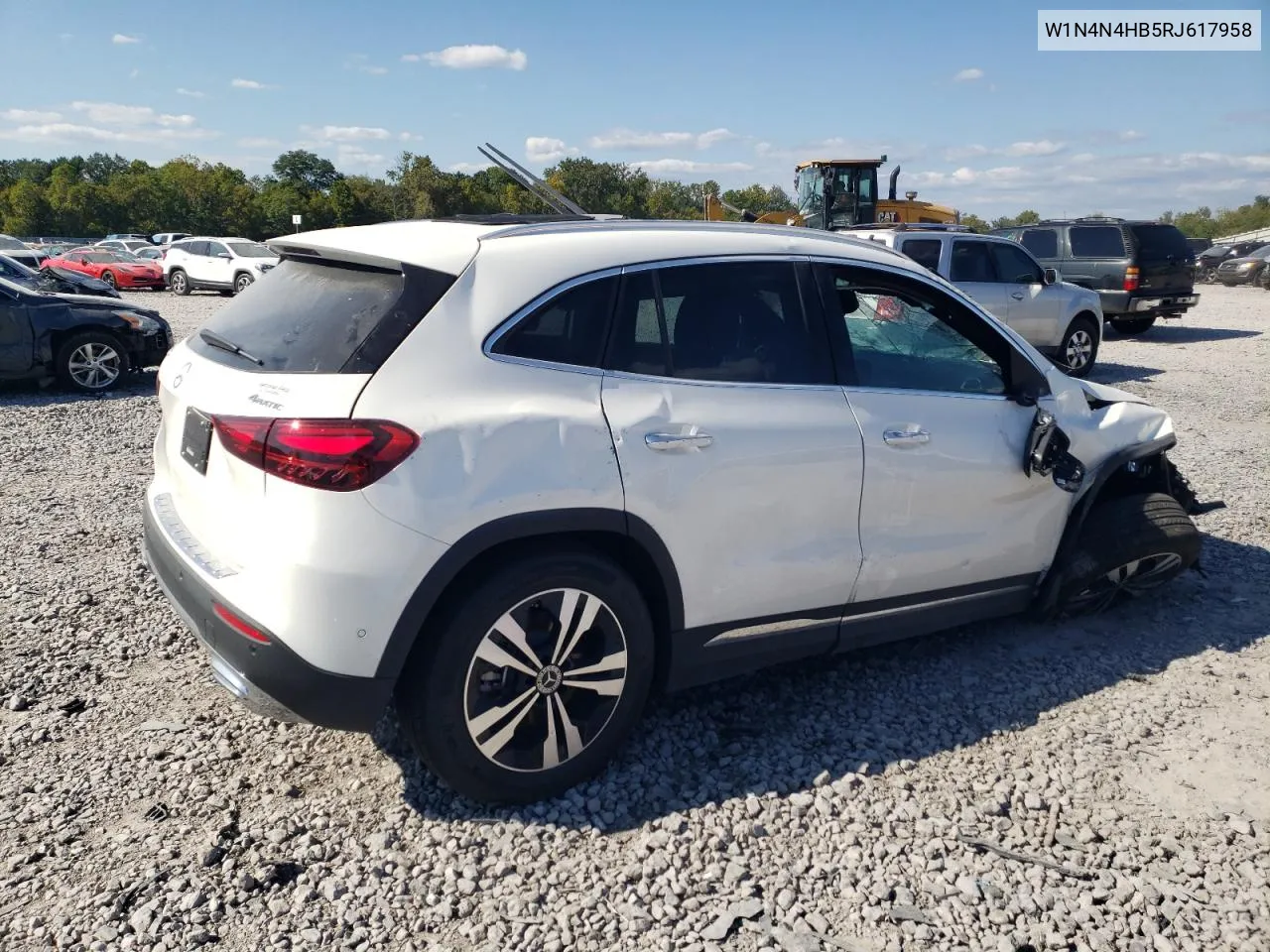 2024 Mercedes-Benz Gla 250 4Matic VIN: W1N4N4HB5RJ617958 Lot: 72011654