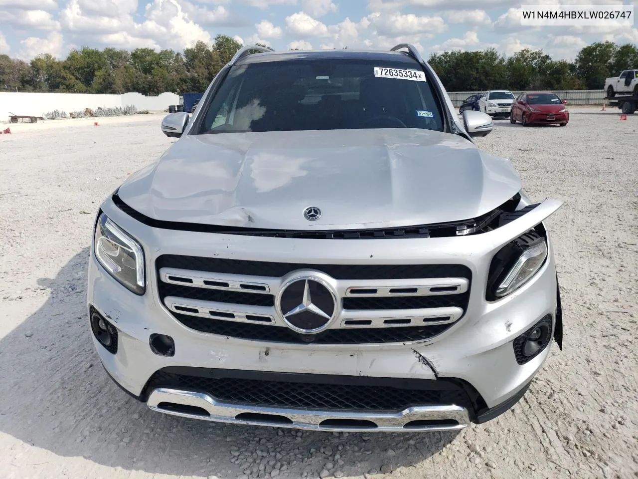 2020 Mercedes-Benz Glb 250 4Matic VIN: W1N4M4HBXLW026747 Lot: 72635334