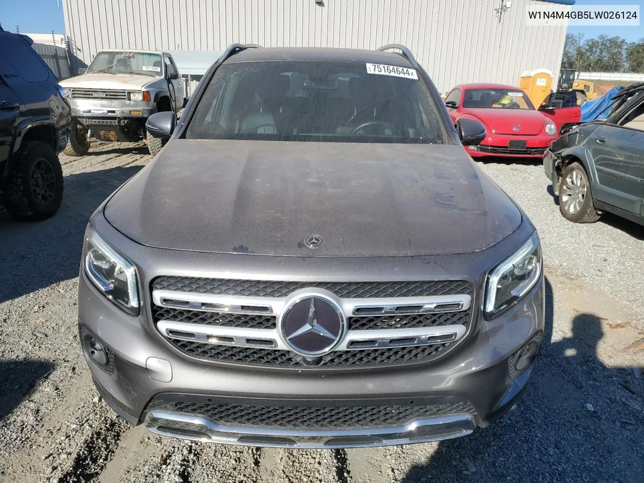 2020 Mercedes-Benz Glb 250 VIN: W1N4M4GB5LW026124 Lot: 75164644