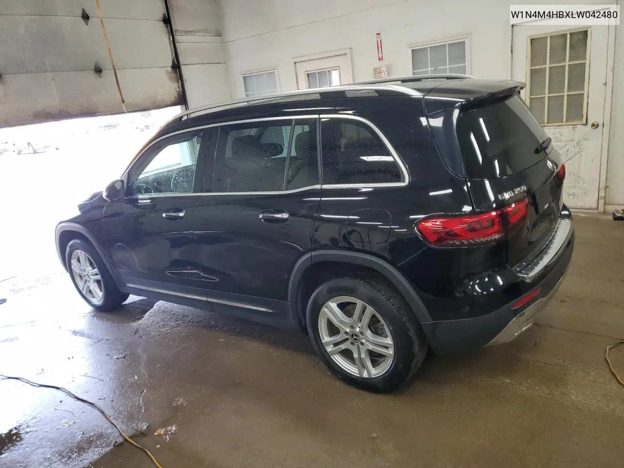 2020 Mercedes-Benz Glb 250 4Matic VIN: W1N4M4HBXLW042480 Lot: 78372054