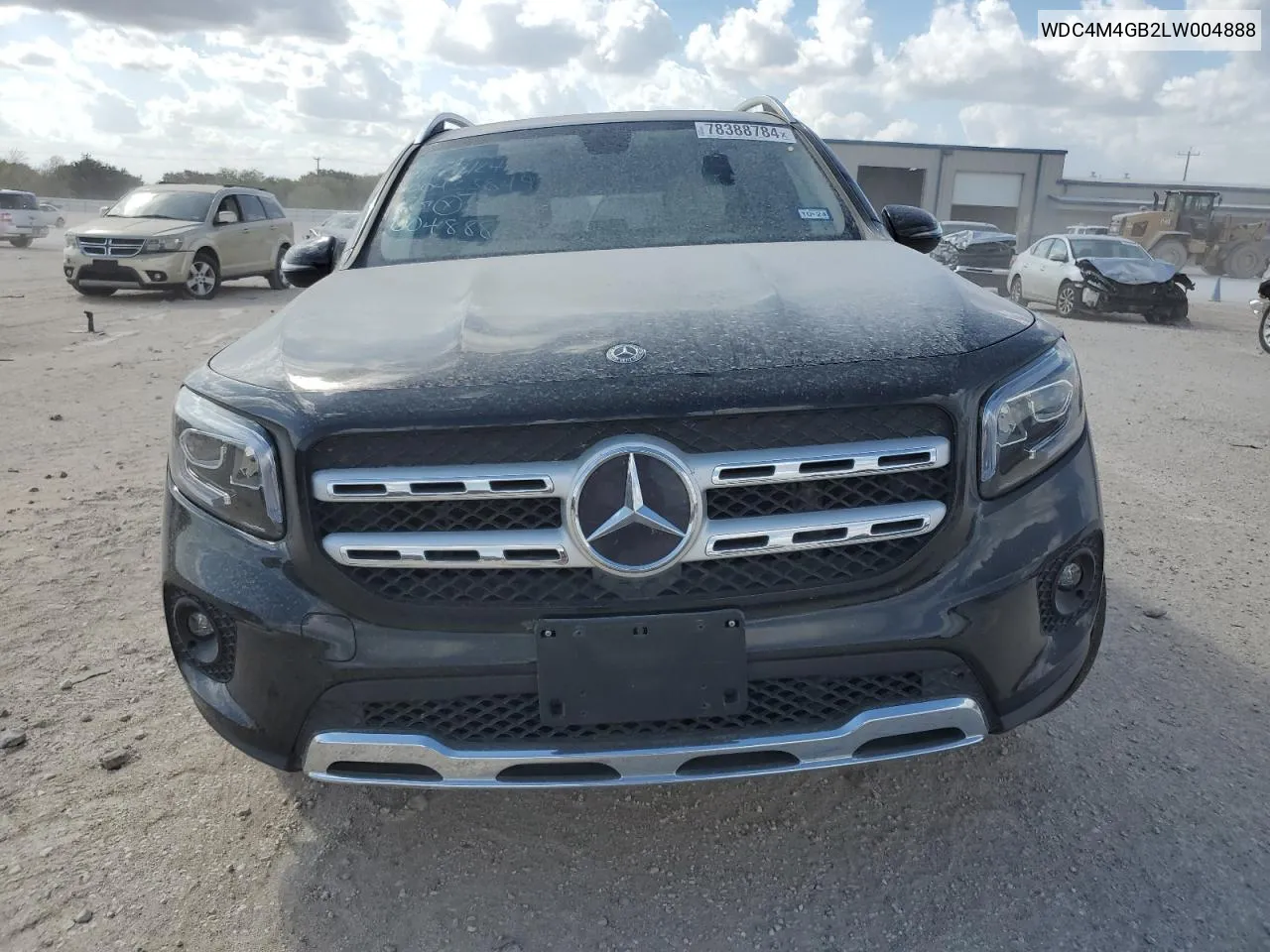 2020 Mercedes-Benz Glb 250 VIN: WDC4M4GB2LW004888 Lot: 78388784