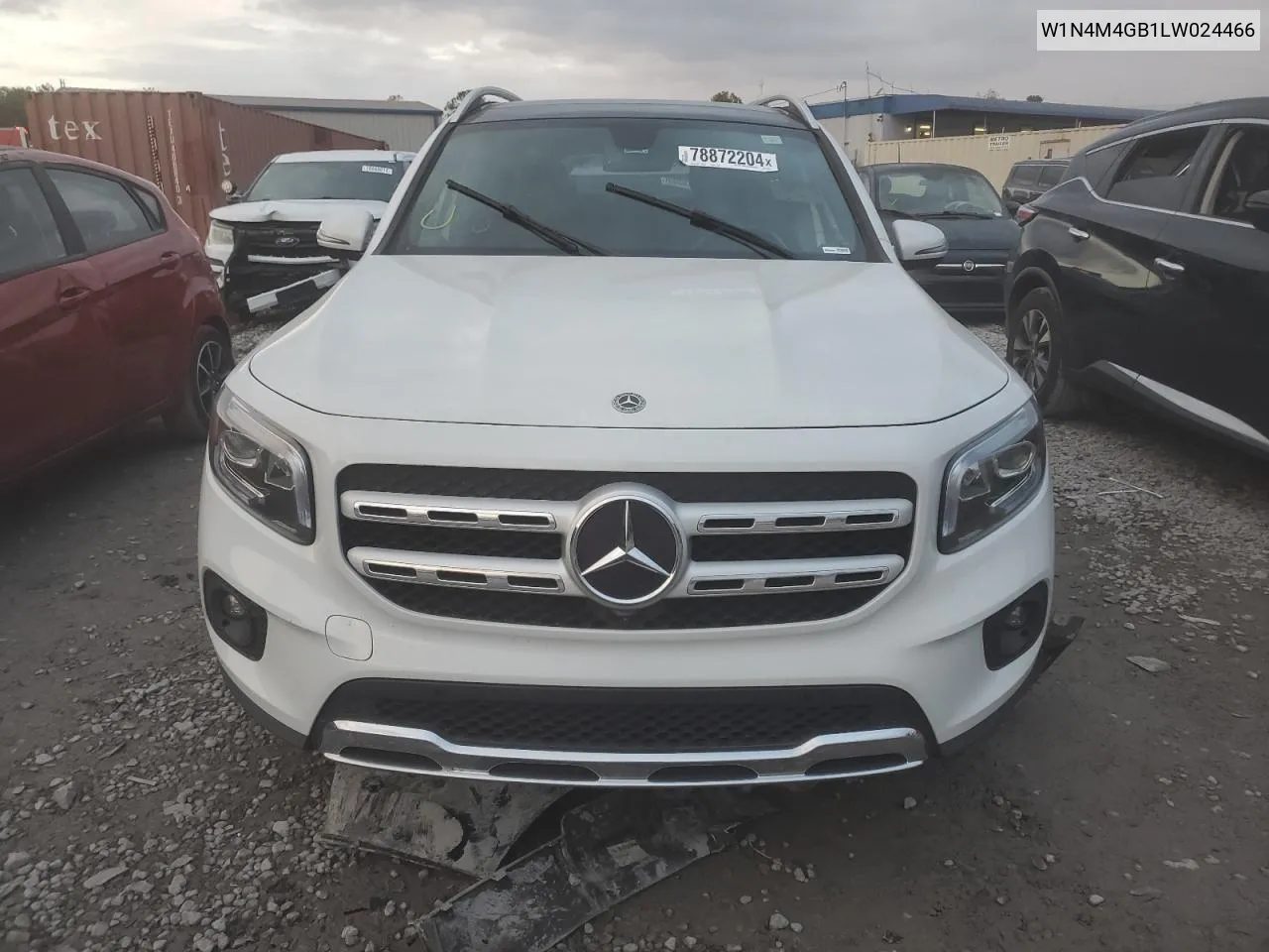 2020 Mercedes-Benz Glb 250 VIN: W1N4M4GB1LW024466 Lot: 78872204