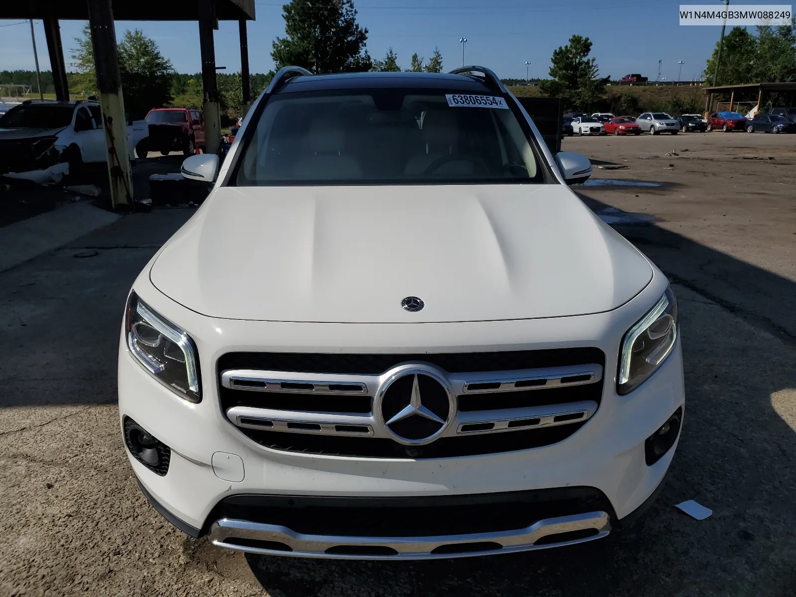 2021 Mercedes-Benz Glb 250 VIN: W1N4M4GB3MW088249 Lot: 63806554