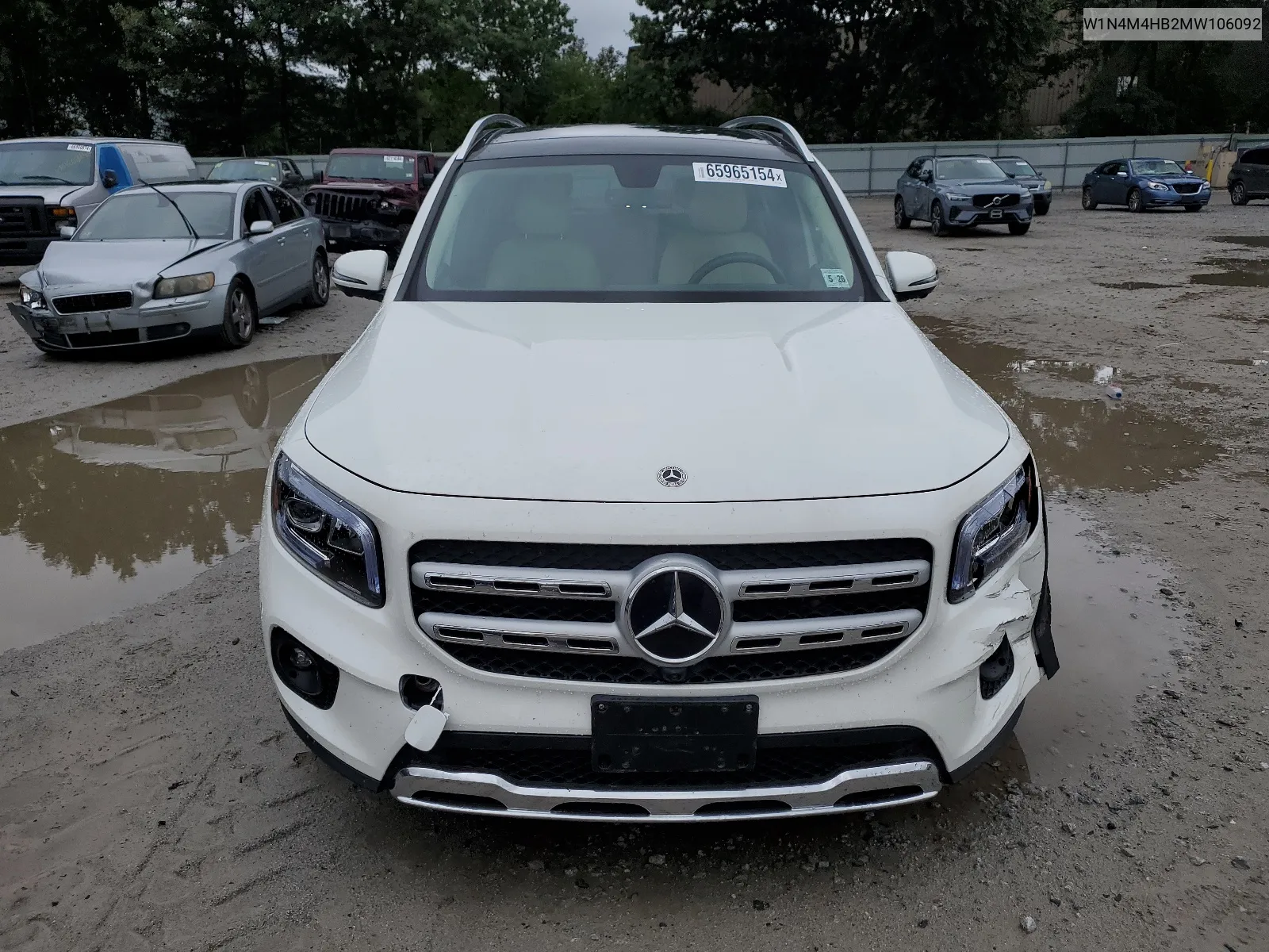 2021 Mercedes-Benz Glb 250 4Matic VIN: W1N4M4HB2MW106092 Lot: 65965154