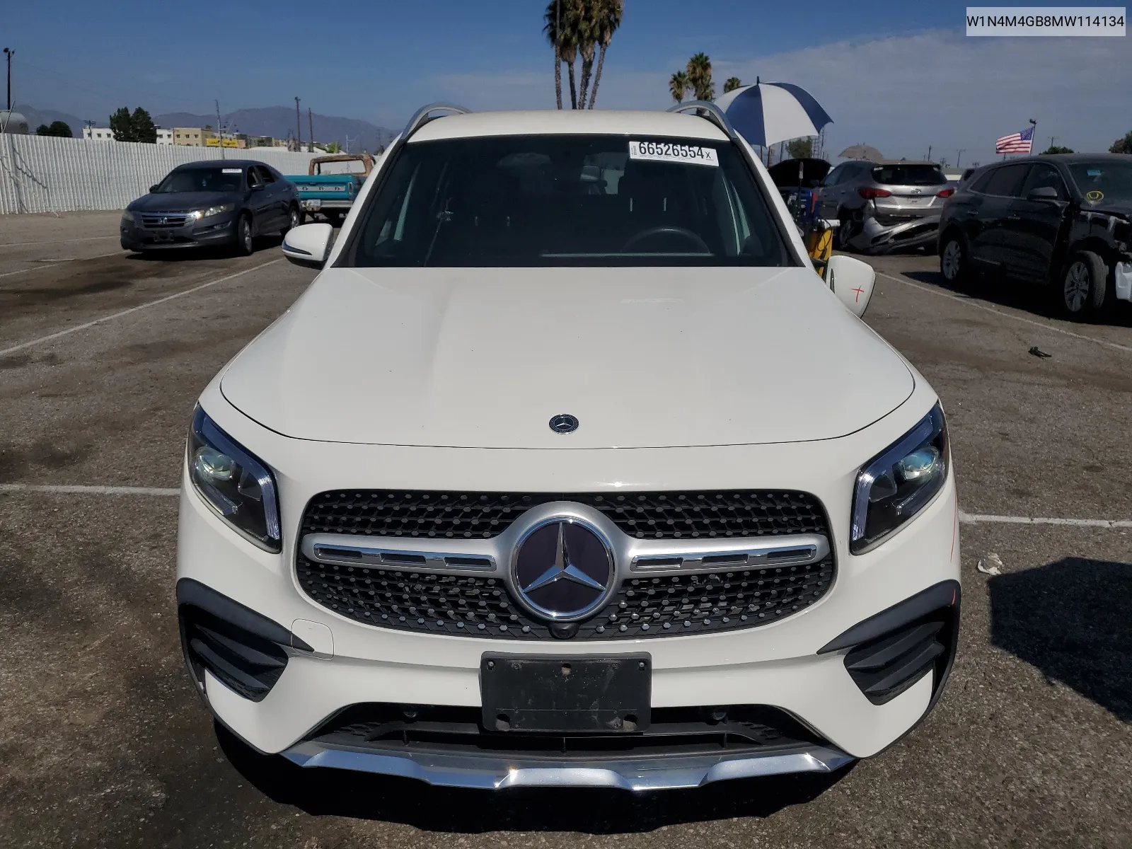 2021 Mercedes-Benz Glb 250 VIN: W1N4M4GB8MW114134 Lot: 66526554