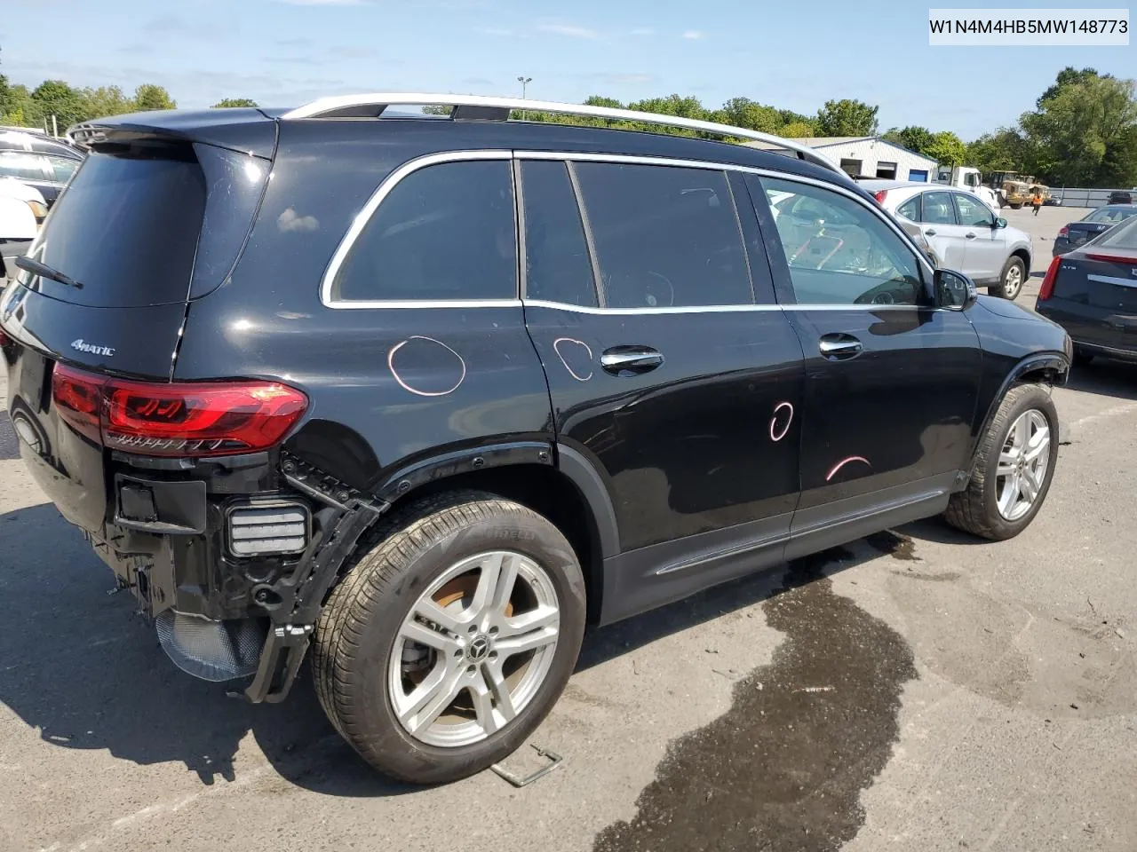 2021 Mercedes-Benz Glb 250 4Matic VIN: W1N4M4HB5MW148773 Lot: 67690694