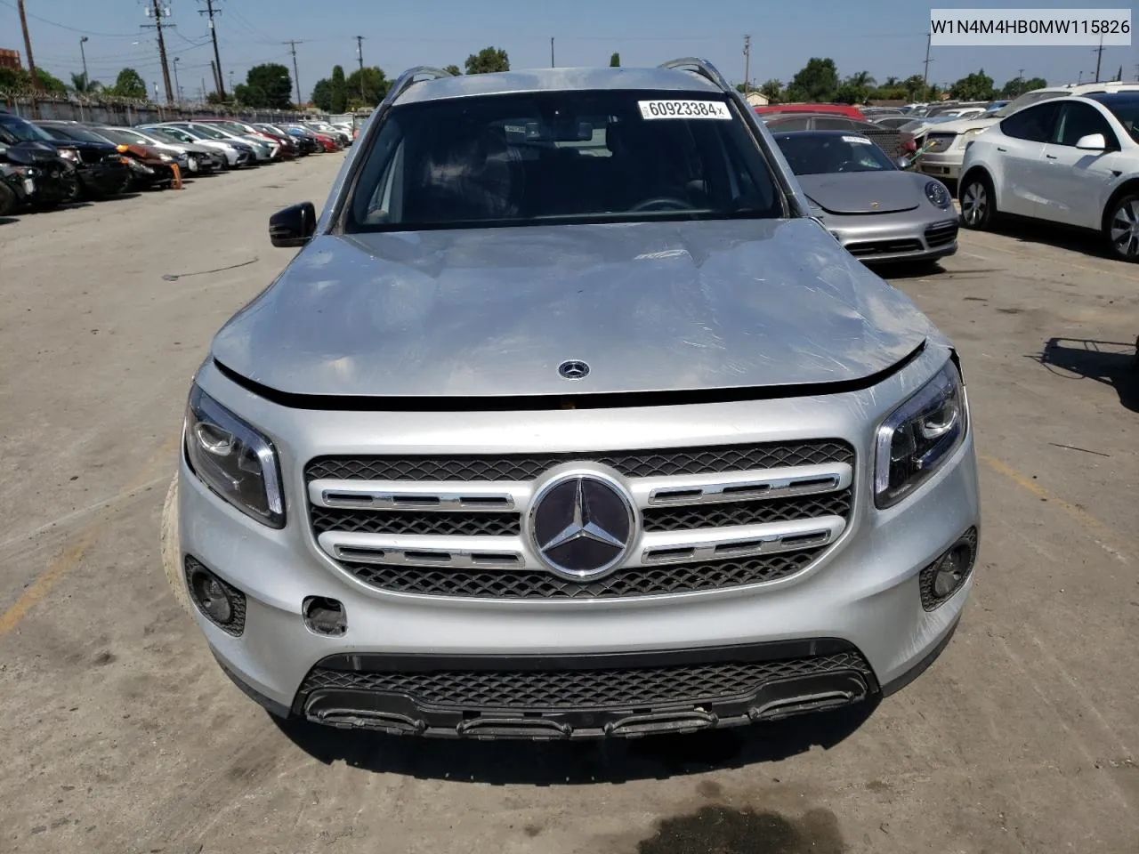 2021 Mercedes-Benz Glb 250 4Matic VIN: W1N4M4HB0MW115826 Lot: 68947984