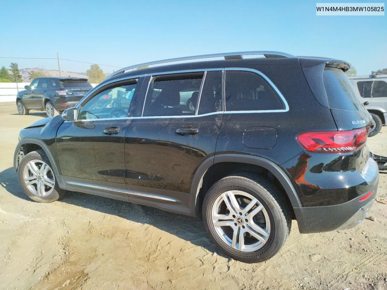 2021 Mercedes-Benz Glb 250 4Matic VIN: W1N4M4HB3MW105825 Lot: 70146544