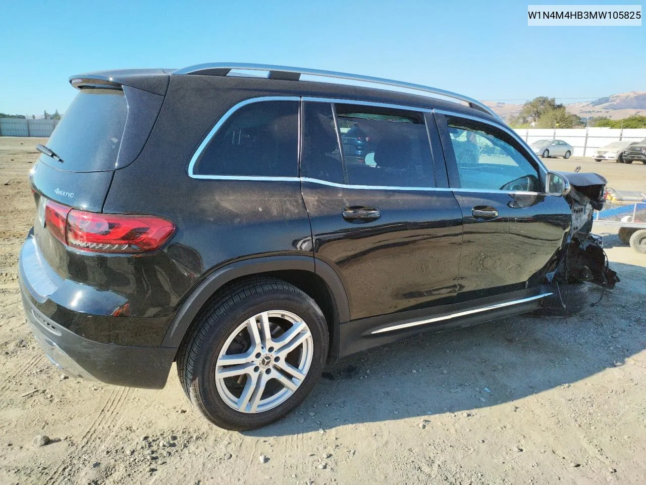 2021 Mercedes-Benz Glb 250 4Matic VIN: W1N4M4HB3MW105825 Lot: 70146544