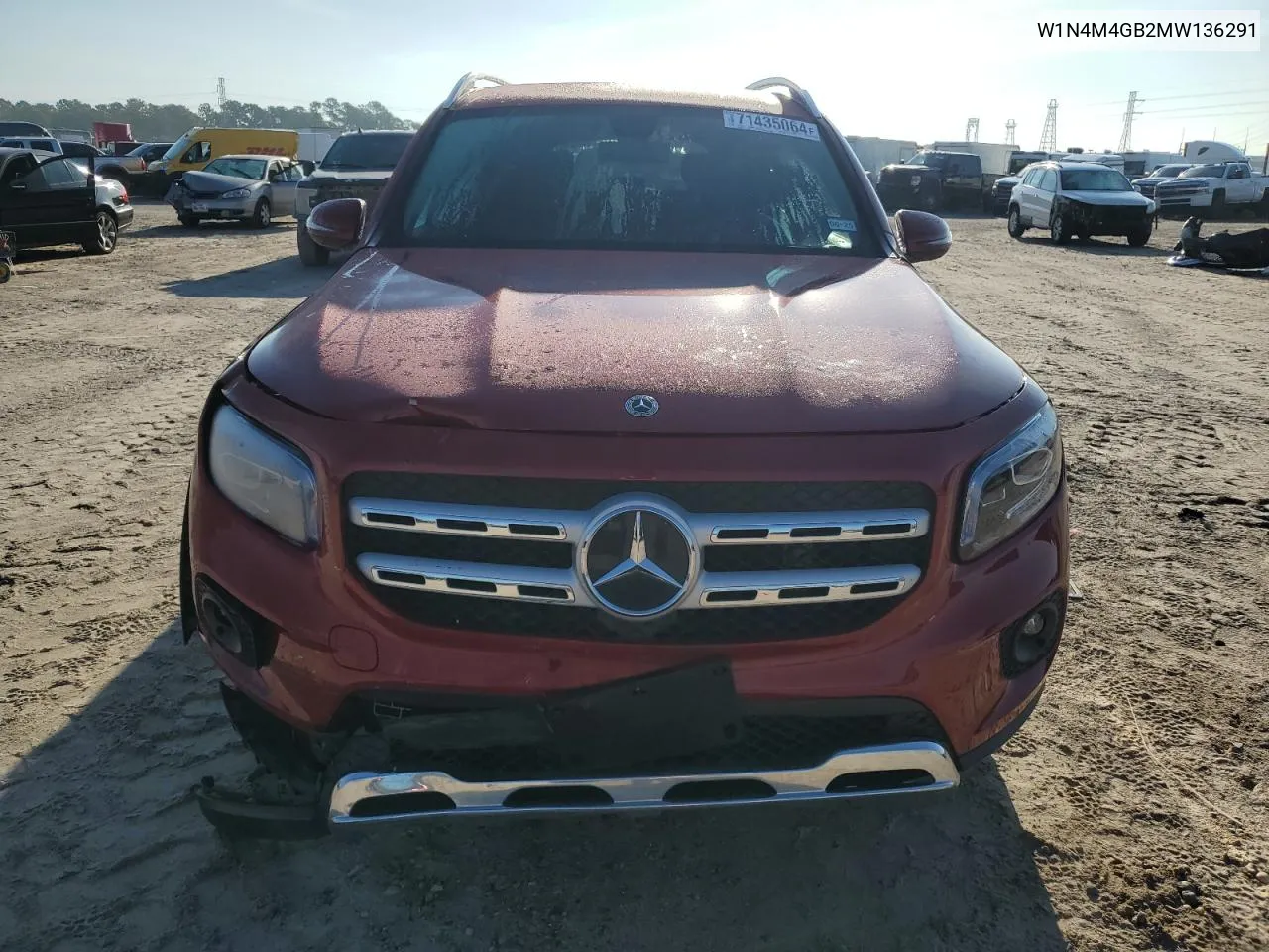 2021 Mercedes-Benz Glb 250 VIN: W1N4M4GB2MW136291 Lot: 71435064